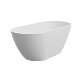 Koko Freestanding Acrylic Bath, 1500mm, Matte White